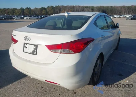 2013 Hyundai Elantra Gls из США, поврежденный, VIN 5NPDH4AE6DH404778